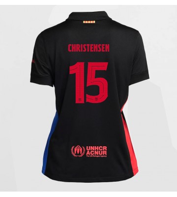 Barcelona Andreas Christensen #15 Replika Udebanetrøje Dame 2024-25 Kortærmet